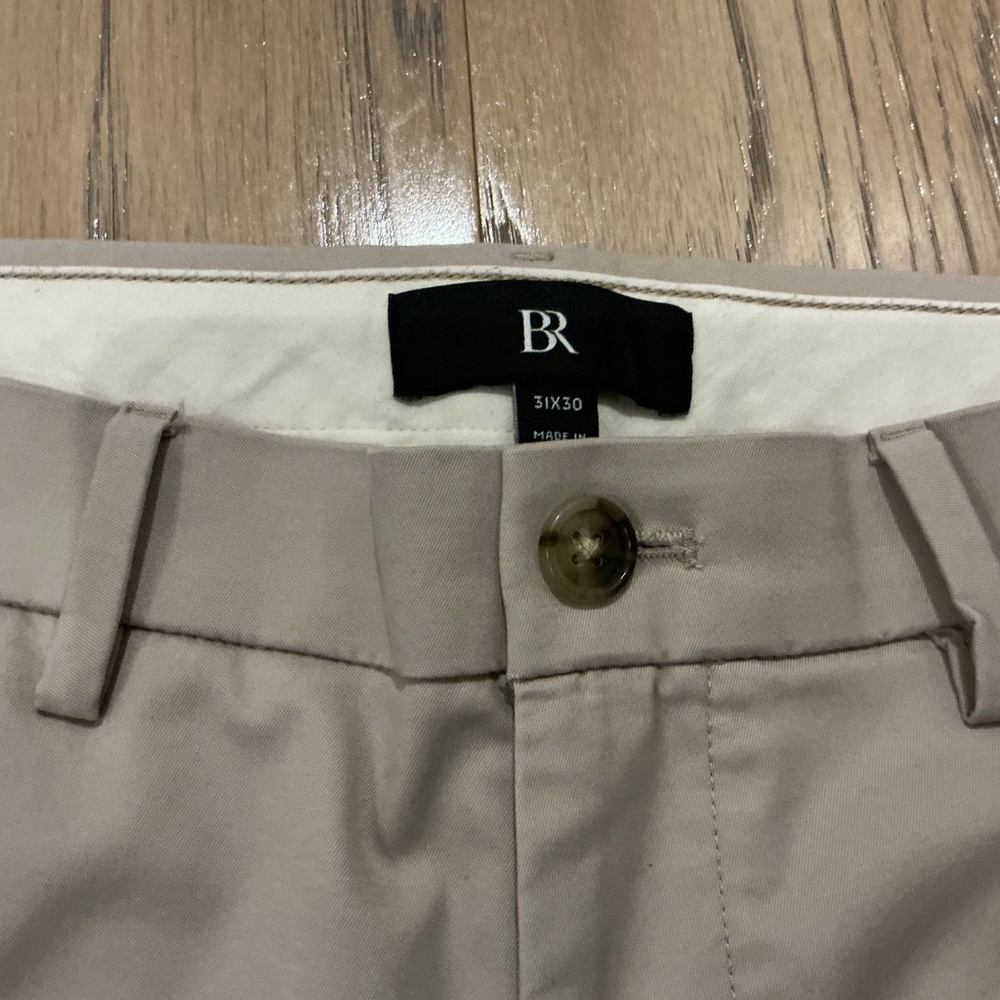 Banana Republic SLIM ITALIAN-STRETCH CHINO Men’s Size 31/30 - Picture 4 of 5